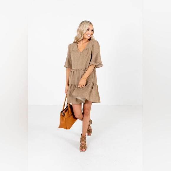 Very J Tiered Mini Dress - Picture 8 of 9